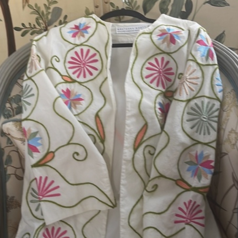 Gretchen Scott linen jacket - Size Medium!